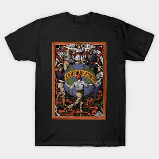 Solidarity of Labour In Color - Walter Crane, Socialist, Propaganda, Leftist, Communist T-Shirt